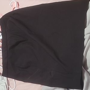 Black knee length skirt